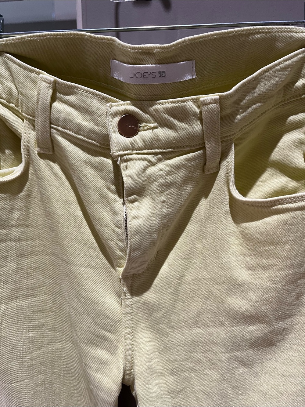 Joe's Jeans Pale Yellow Women's Chino Pants
